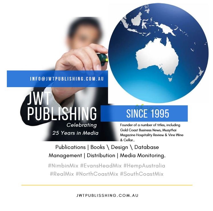 AAAEventMedia's tweet photo. #JWTPublishing | Since 1995.
#Australia #Worldwide
#Publishing #Print #Digital #Books #Publications #Media #Database #DirectDistribution #MediaMonitoring
Founder #GoldCoastBusinessNews #Entrepreneur #Awards #Event #Management +#NimbinMix #EvansHeadMix #HempAustralia #RealMix https://t.co/wlnEZTXyJo
