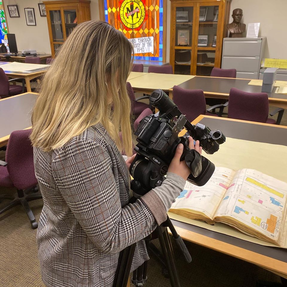 mtuarchives's tweet photo. We were so happy to work with Sarah from @mtu_SocialSci and Brianna from @WJMN_Local3 to discuss the recent @CLIRHC grant project. WJMN will be doing a series about the project over the course of the 2-year grant. The story airs Monday at 6pm on Local 3. Be sure to check it out! https://t.co/1H2q6Dhx63