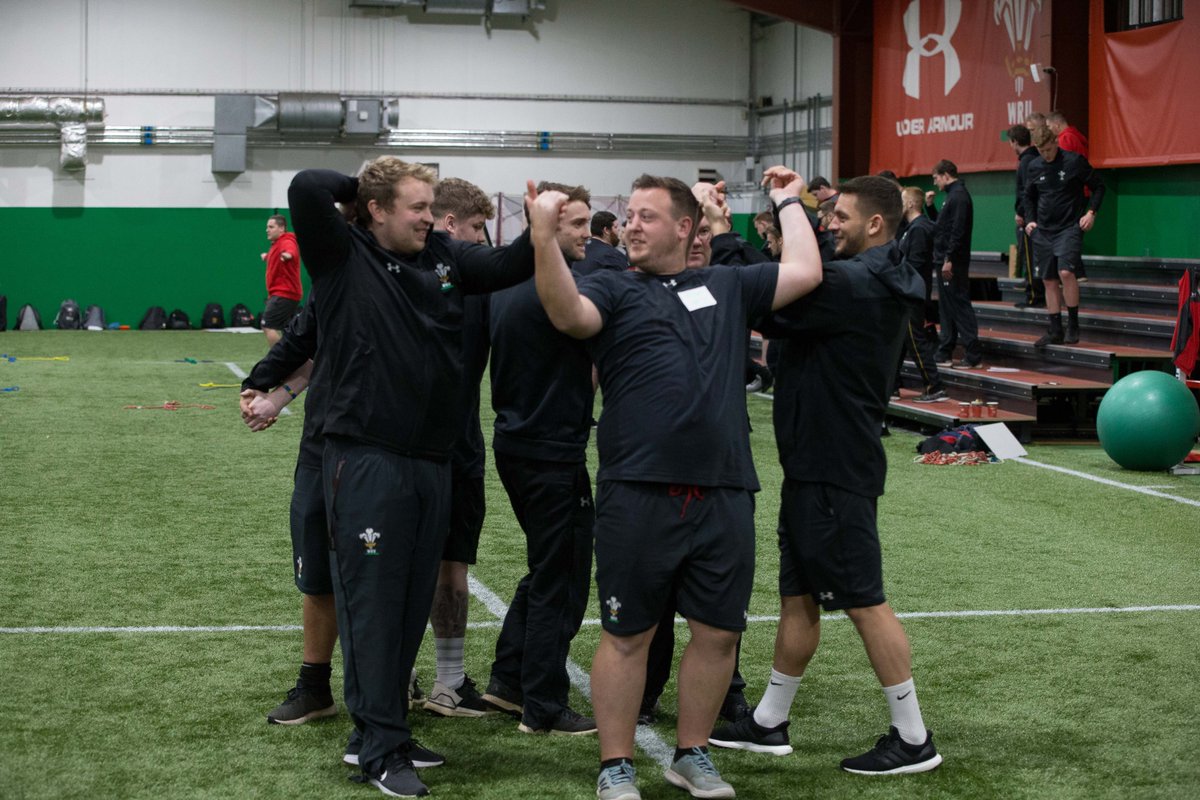 WelshRugbyUnion's tweet photo. Great energy and team ethos on show at National Training Day for hub officers, apprentices and @WRU_Community staff based all over Wales. Diolch am ddod ac am eich cyfraniad pawb 🙌 https://t.co/awQ0o8xyl3