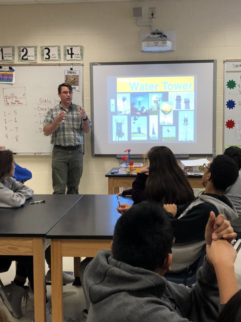 ETBoothSTEM's tweet photo. ET Booth 7th Grade Water Tower STEM Challenge 2020 Kick-Off!! @ETBoothMS @ETBoothSTEM https://t.co/jMICUPMvR2