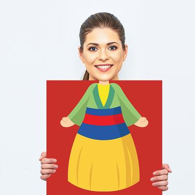 expressyrstyle_'s tweet photo. Now everyone could transform into Disney Princess Mulan in seconds. 🥳 This resembles Princess dress canvas from the fairy tale Mulan is perfect for party or birthday event and wonderful for photograph. 🌈 https://t.co/cUGH1i94KR https://t.co/fbj2urUwsG