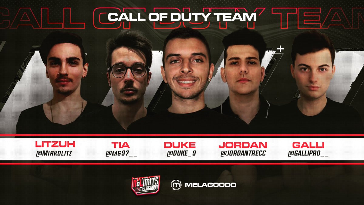 Siamo felici di presentarvi ufficialmente il team NoLimits Melagoodo per la stagione di COD MW
