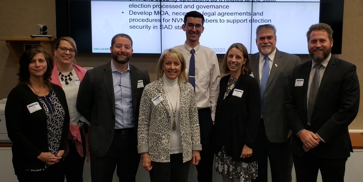 Spent some time with the Nevada Secretary of State during the National Governors Association Cybersecurity Policy Academy. #protect2020