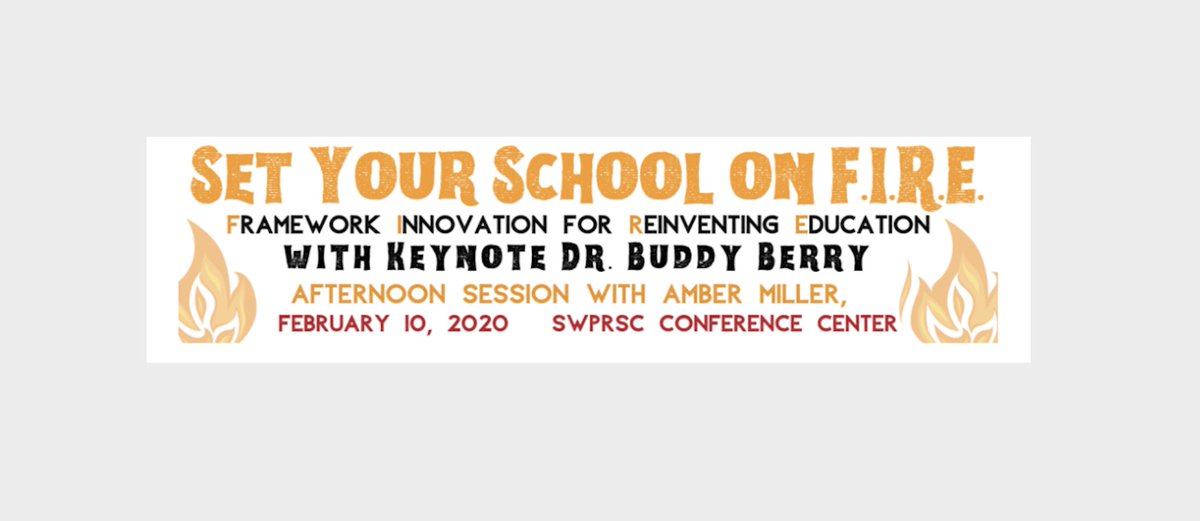 Jennifer Stelter (@swprscjen) on Twitter photo Innovation for your school? Dr. Buddy Berry from KY will be back in KS (seen at KSDE conference & more) to help you Set Your School on F.I.R.E., as well as a session on project-based learning! Send your teachers! Register now! swprsc.org <a href="/JamieWetig/">Jamie Wetig</a> <a href="/randy_rockhold/">Randy Rockhold</a> Innovation for your school? Dr. Buddy Berry from KY will be back in KS (seen at KSDE conference & more) to help you Set Your School on F.I.R.E., as well as a session on project-based learning! Send your teachers! Register now! swprsc.org <a href="/JamieWetig/">Jamie Wetig</a> <a href="/randy_rockhold/">Randy Rockhold</a>