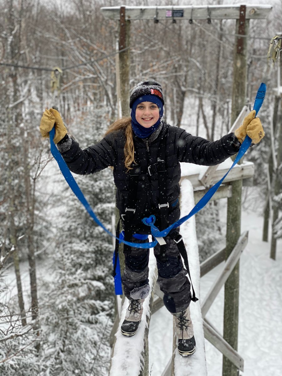 WEMSWolfRidge's tweet photo. 1E. Ropes course Final obstacle before zip line https://t.co/bKyuTMwEx0