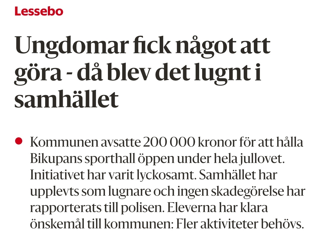 Det är nästan som om det finns bättre lösningar än fler poliser och hårdare tag?!