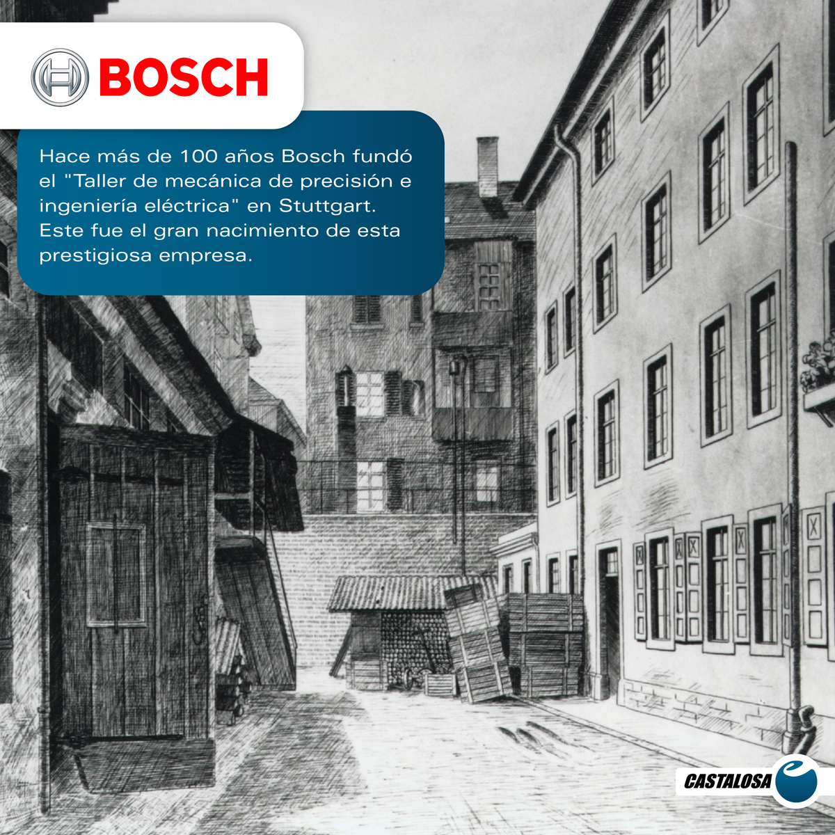 CastalosaRD's tweet photo. Hace más de 100 años #Bosch fundó el "Taller de mecánica de precisión e ingeniería eléctrica" en Stuttgart. Este fue el gran nacimiento de esta prestigiosa empresa que hoy opera globalmente con fuerza innovadora y compromiso social.

#DistribuciondeRepuestos #RD https://t.co/jBO0QjIjG9