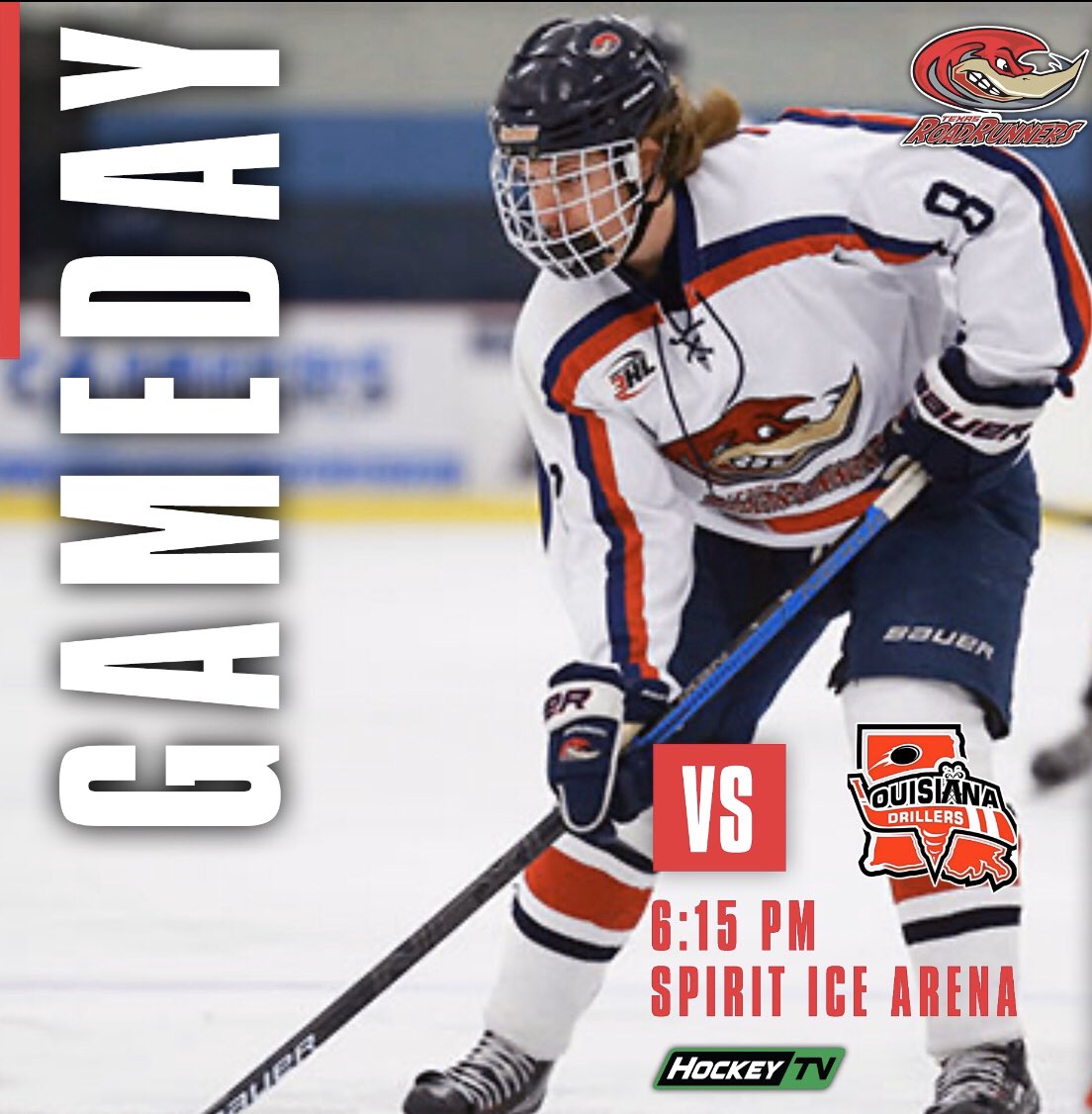 What day is it ?  Yeah that's right... "Game Day" !   #RollRunners <a href="/blakessteaks/">Blake's Steaks</a> <a href="/NA3HL/">NA3HL</a> <a href="/SpiritIceArena/">Spirit Ice Arena</a> <a href="/LetsGoJacks/">Odessa Jackalopes</a> @goicerays <a href="/Texas_Hockey/">Texas Hockey</a> <a href="/LoneStarPuck/">Lone Star Puck</a>