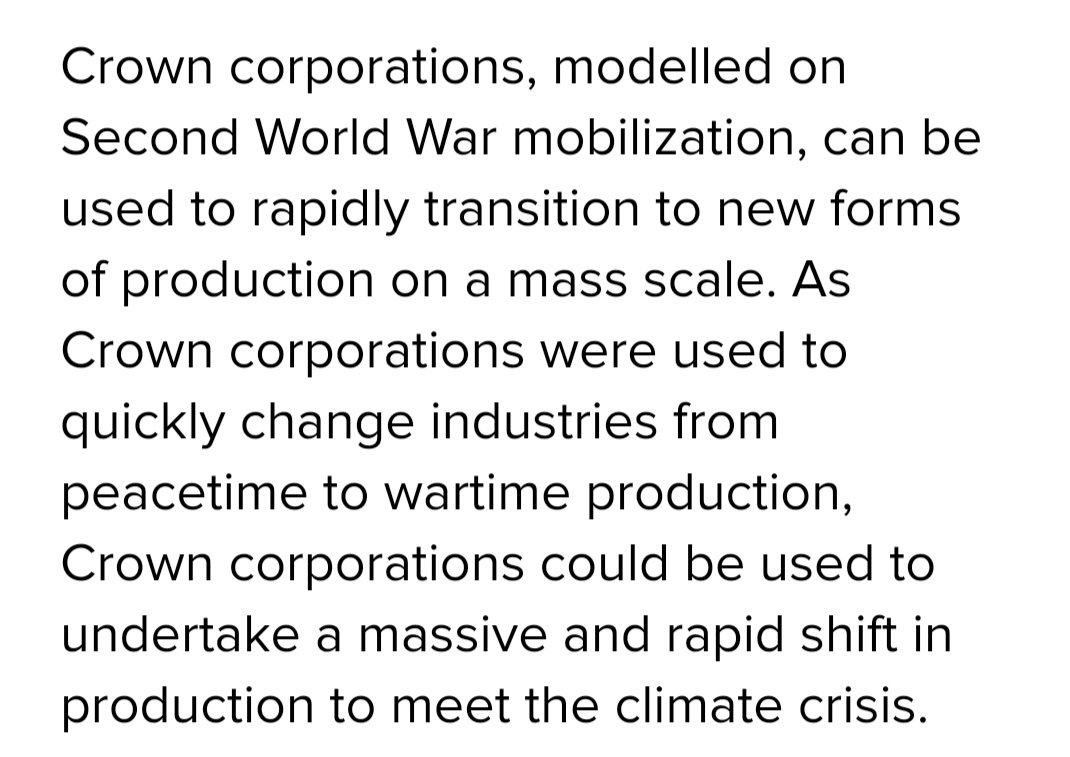 8) Crown Corporations (the State) being in charge of the production and distribution of resources is a key tenant of authoritarianism; be it Socialism, Communism, or Fascism.