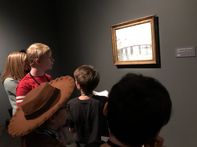 JeffcoELD's tweet photo. Our 5th graders went to the Monet exhibit at the @DenverArtMuseum today!  Lucky ducks!  @JeffcoSchoolsCo  @ArtsJeffco  #monet #peckrams https://t.co/R41Osbzo08