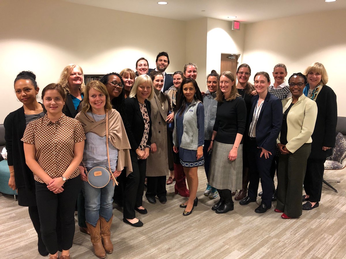 Group of women standing indoors