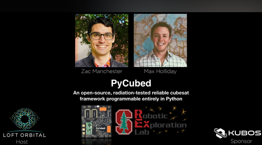 Max Holliday (@maholli404) on Twitter photo Hear more about the <a href="/CircuitPython/">CircuitPython</a> computing architecture powering PyCubed- an open source hardware + software π° platform that's taking the small satellite community by storm! come say hi to <a href="/zacinaction/">Zac Manchester</a> and I this Tuesday at @loftorbital: eventbrite.com/e/open-source-β¦ Hear more about the <a href="/CircuitPython/">CircuitPython</a> computing architecture powering PyCubed- an open source hardware + software π° platform that's taking the small satellite community by storm! come say hi to <a href="/zacinaction/">Zac Manchester</a> and I this Tuesday at @loftorbital: eventbrite.com/e/open-source-β¦