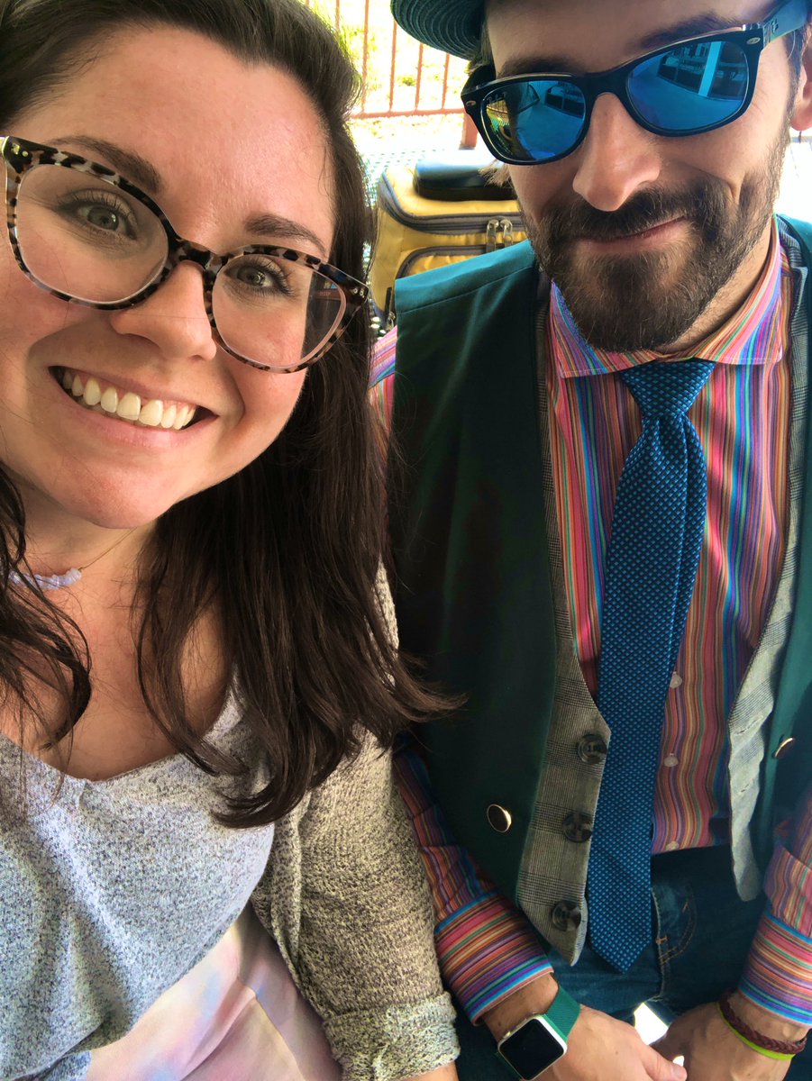 365daysofRamsay's tweet photo. Ramsay’s working the rainbow stripes, @mizz_sgonzalez has rainbow tie-dye!
#whoworeitbetter #hecandresswithallthecolorsofthewind #Ramsaysgotswag https://t.co/VcIH2pyxEF