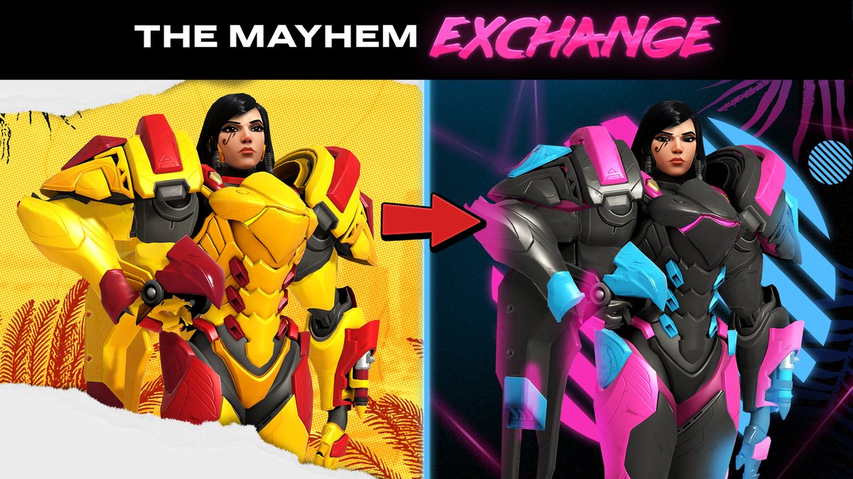 Florida MU~YA~HO on Twitter: "We heard you guys were looking for an  upgrade... Let us help you with that. Welcome to the Mayhem Exchange. Reply  with a screenshot of your favorite hero
