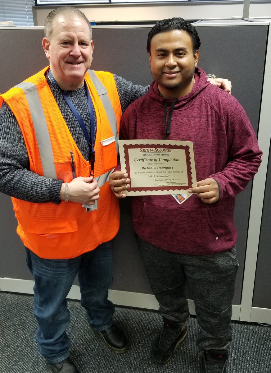Congrats to Michael who just brought in his CDL Certificate! He's excited for what's to come! #United #EWRCatering #weareunited #CDLtrained <a href="/vinodrbollam/">Vinod Bollampally</a> <a href="/weareunited/">We Are United</a>