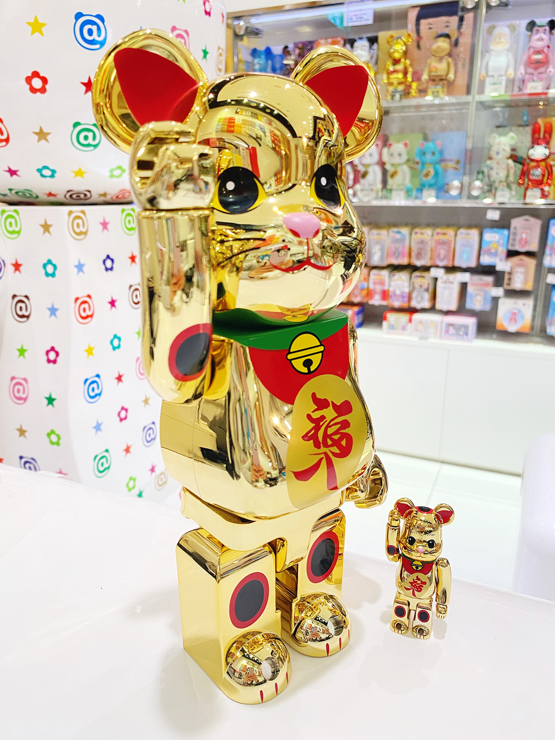 BE@RBRICK 招き猫 福入 金メッキ 1000％（BE@RBRICK 招き猫 福入