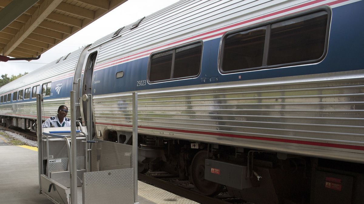 AccessLiving's tweet photo. Access Living talks about how two of our team members who use wheelchairs faced a $25,000 fee to travel on Amtrak. https://t.co/sQHu5mDJSG https://t.co/dGQnD31qai