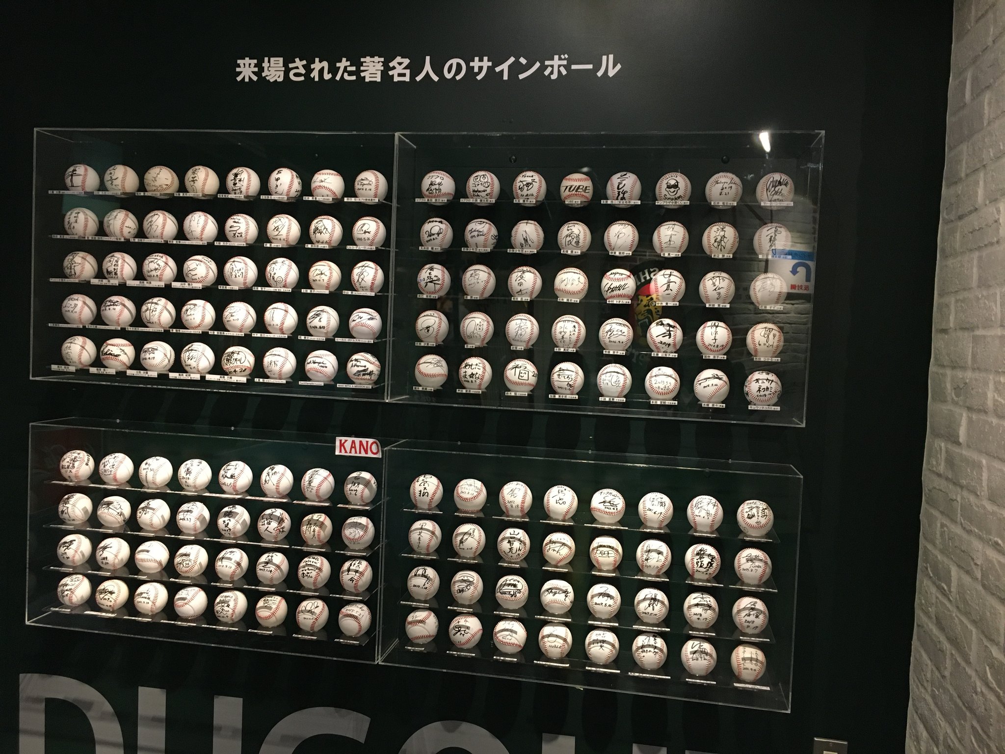 サインボール著名人色々