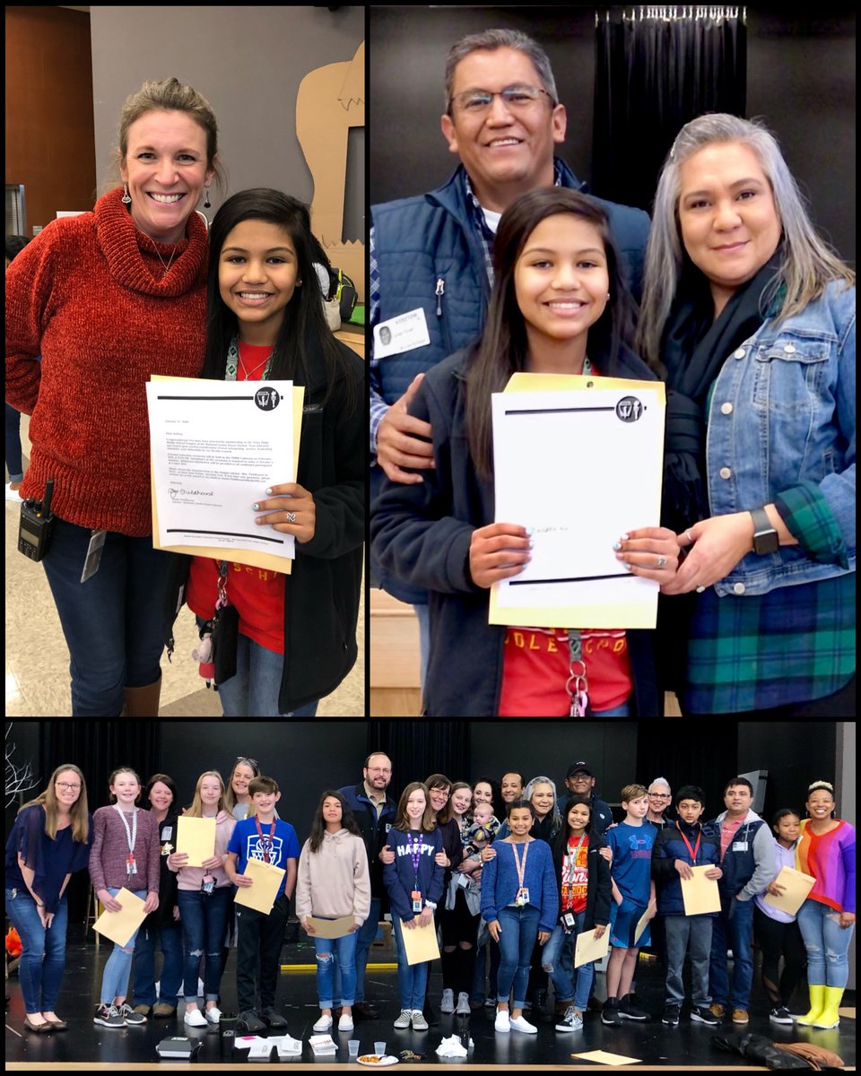 AMSTovar's tweet photo. We are so proud of our Andrea! Today she was selected to be a part of the inaugural chapter of the National Junior Honor Society @VistaRidgeMS !
#BlessedBeyondMeasure #NJHS #VRMSIntentional #PantherPride #SheMayBeLittleButSheIsFierce https://t.co/61rcbYilRb