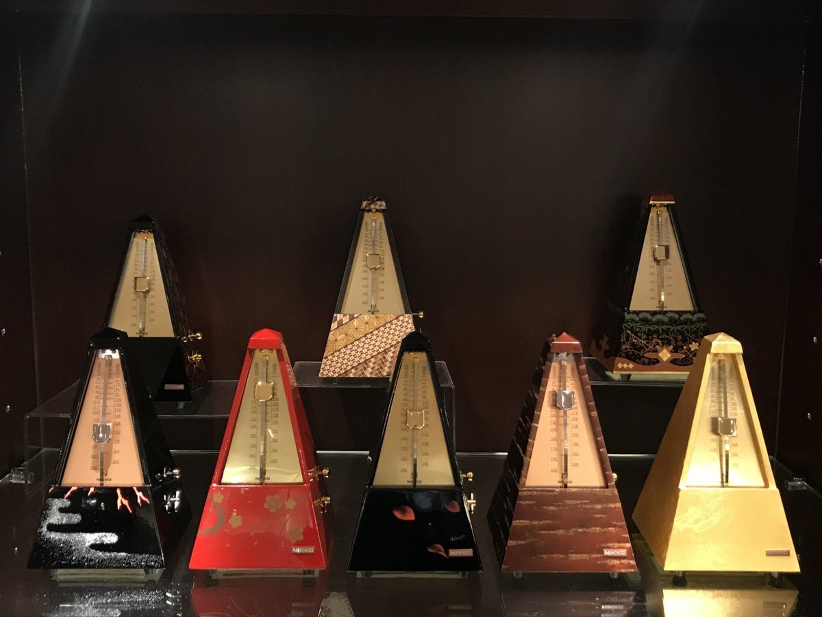 伝統工芸メトロノーム】 楽器演奏者にとって必要なメトロノーム。よく