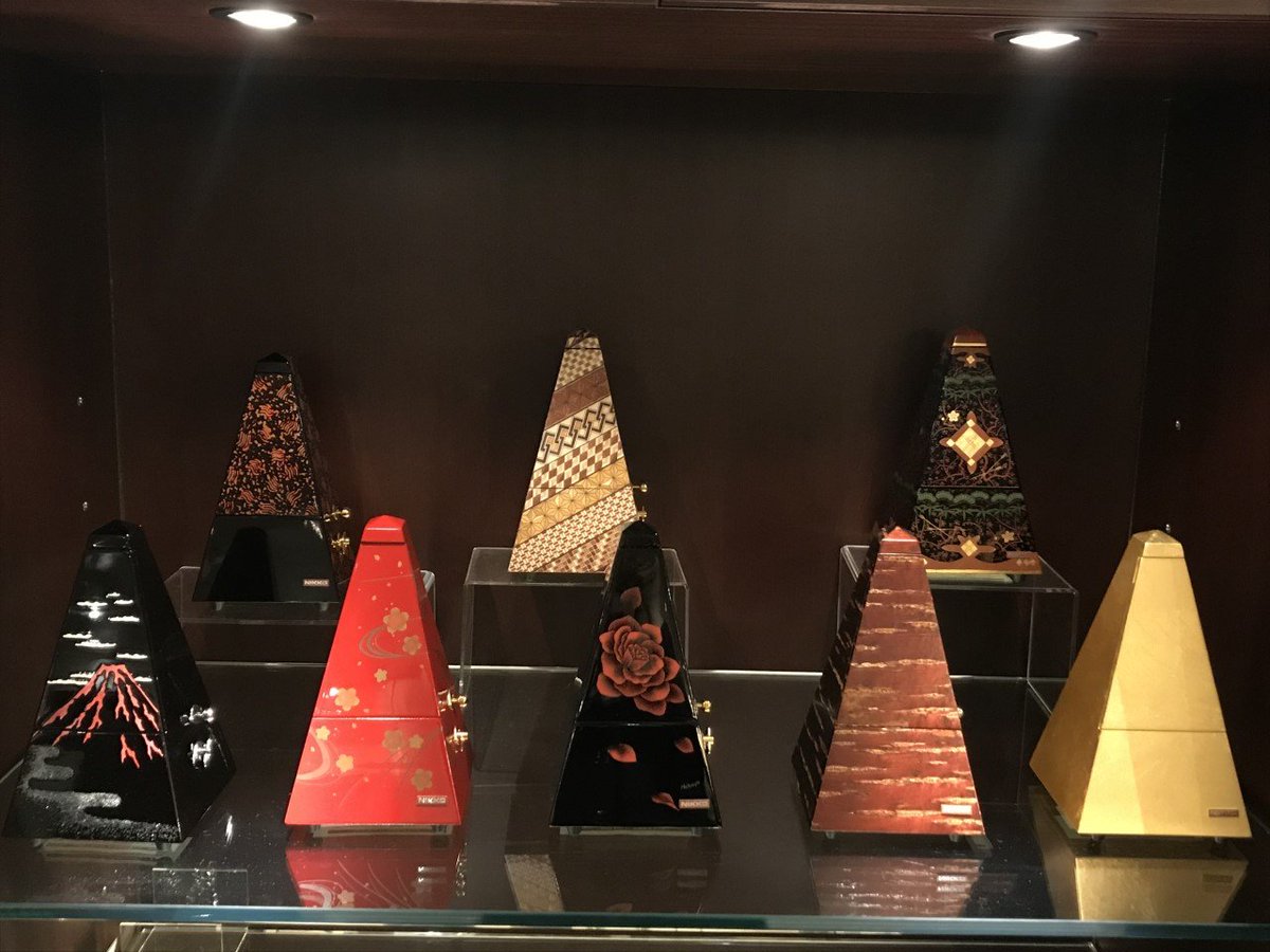 伝統工芸メトロノーム】 楽器演奏者にとって必要なメトロノーム。よく