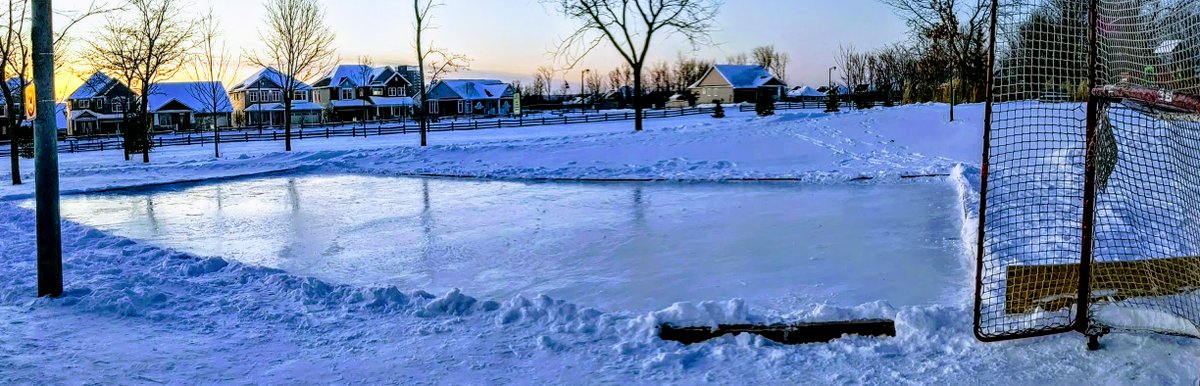 Millstone Park rink is now ready for skating!