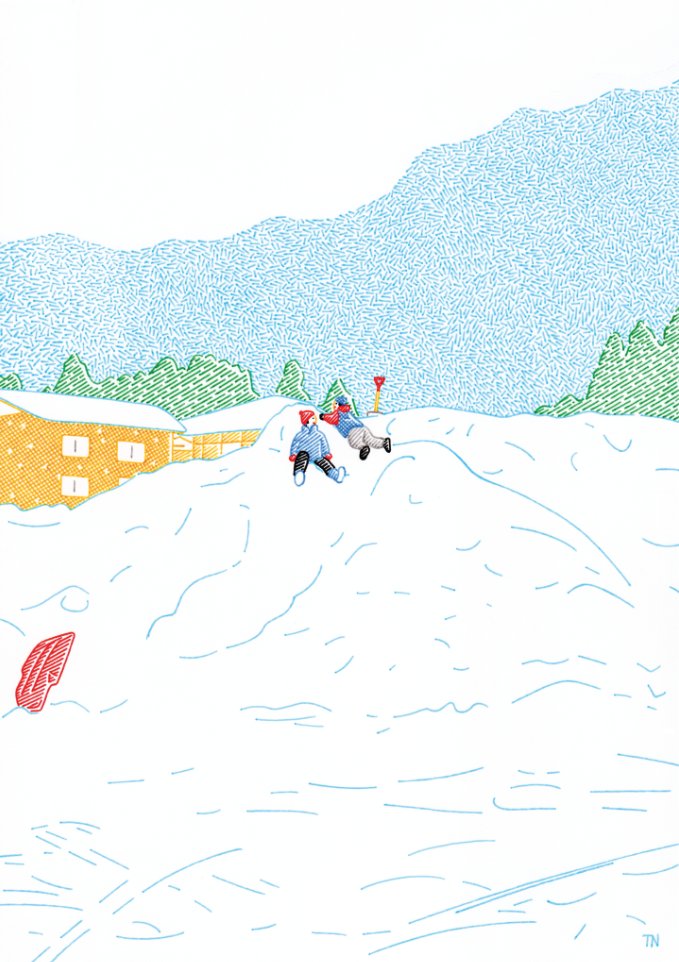 「「雪遊び」(2019年)

#中村隆 #takashinakamura 」|中村 隆のイラスト