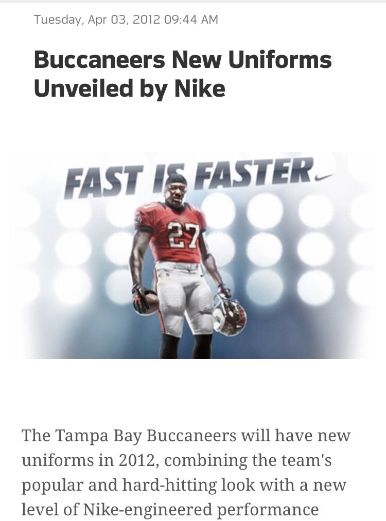 Greg Auman On Twitter Yes Those Bucs Uniforms Were New In
