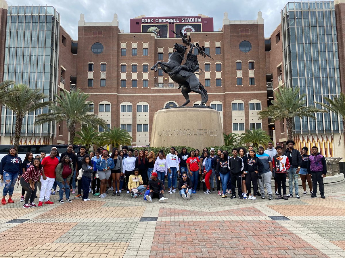 msformoso's tweet photo. MTL with the Tallahassee takeover! Our #PatriotScholars are learning about college life from our alumni!  Visits to both FSU &amp; FAMU! @kendrickaellis https://t.co/RWbJt5HiIp