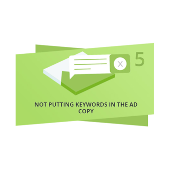 CoalitionTech's tweet photo. The most common PPC mistake for today is #5: Not Putting Keywords in Ad Copy.
When prospective customers see their search terms in your ad headline, they know the ad is relevant to what theyβre looking for. #ppc #ppcmistakes #coalitiontechnologies #adkeywords https://t.co/zYJVSv4mqU
