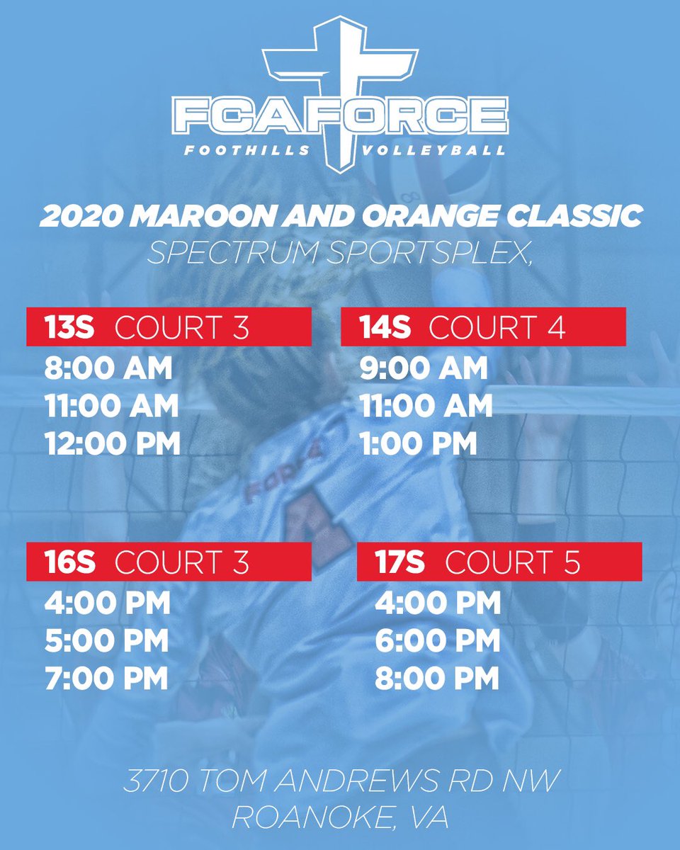 FCAForceVB's tweet image. Who’s ready for this weekend!! The gym isn’t long to be covered in our FCA Force Blue!