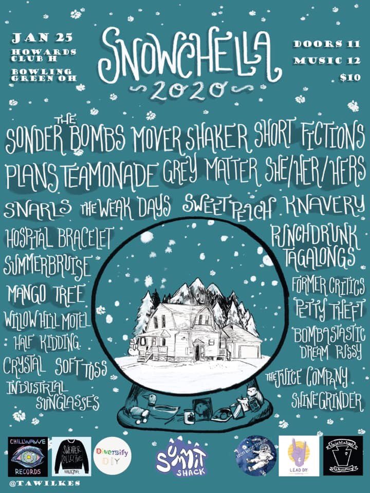 If you’re still following this account, you might be interested in the incredibly stacked gig next weekend in Bowling Green.