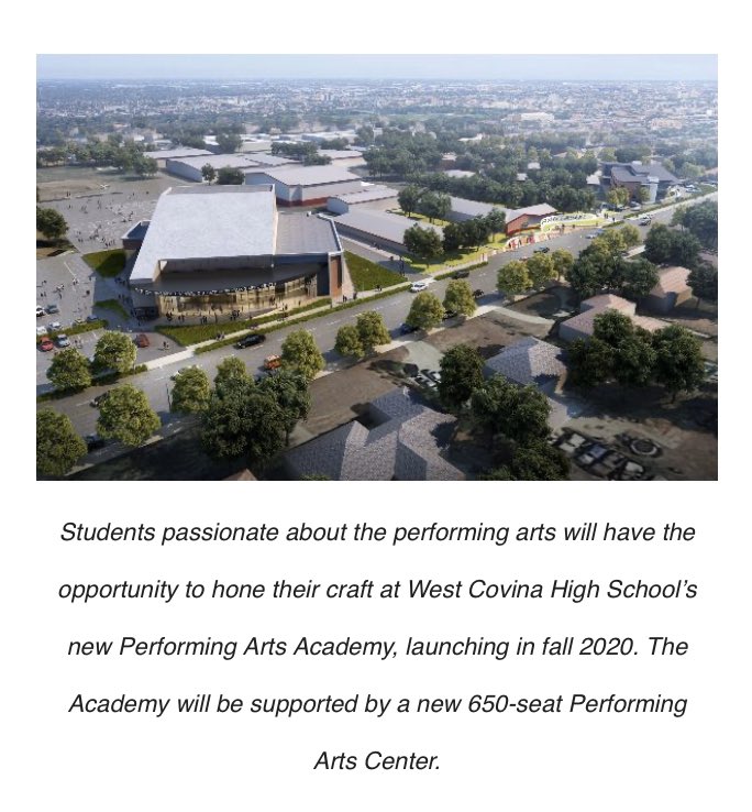 West Covina High School on Twitter "Big news today! West Covina