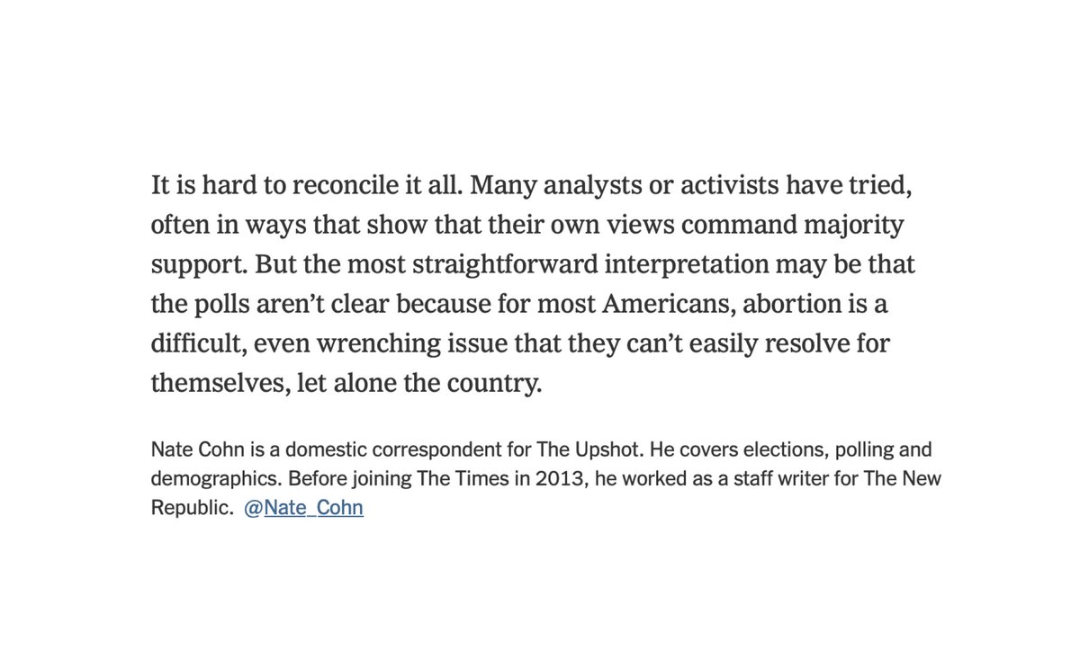 19) Based on the data he's using,  @Nate_Cohn, understandably, ends his article with this: