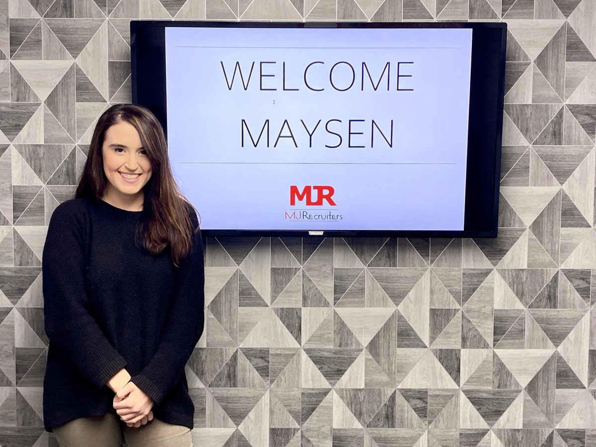 MJRecruiters's tweet photo. We are excited to introduce you to our new intern, Maysen Beard. Maysen is from Findlay, OH, and is currently attending Tiffin University for Human Resource Management with a minor in Public Relations. Welcome to the MJ team, Maysen! 

#MJRraisingthebar #intern #newhire #MJTeam https://t.co/zwtLgS3Vqb