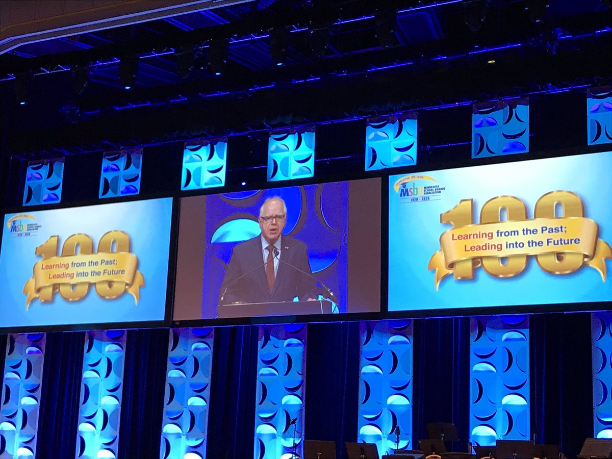 DavidMBoone1's tweet photo. Great to listen to @GovTimWalz at @mnmsba Leadership Conference. #msba2020 #EducatorinChief https://t.co/mBnCjkRgjv