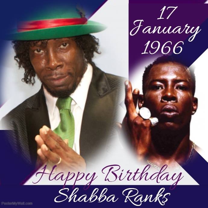 HAPPY 54th BIRTHDAY Shabba Ranks! 