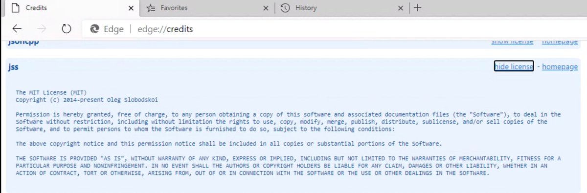 oleg008's tweet image. JSS made it into the @MicrosoftEdge. I mean a browser vendor uses it to build it's UI: favorites, history etc. what else?
I mean how cool is that, something I built with JS made it into the browser 😀
Also, a browser vendor uses CSS-in-JS, isn't that ironic?