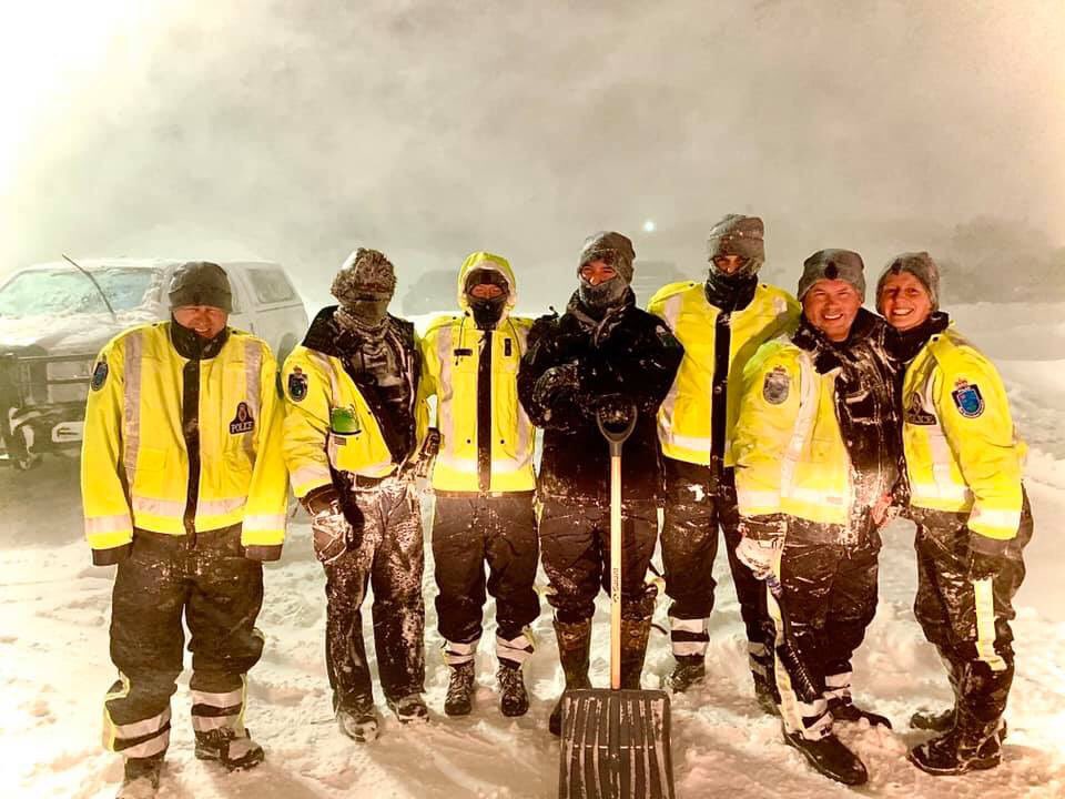 RNC_PoliceNL's tweet photo. Our officers are working tirelessly to keep the patrol vehicles clear and to respond to emergency calls. We’re dedicated to the safety of those in our communities. #yourRNC https://t.co/nzVfi032o2