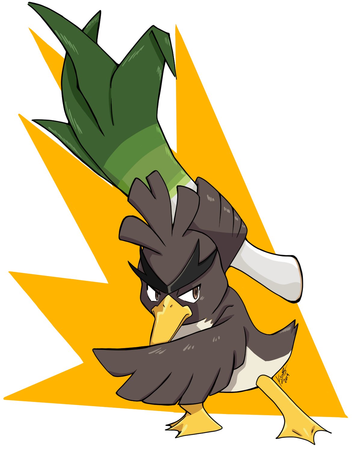 The Green Scorpion on X: 10. Galarian Farfetch'd They took one of