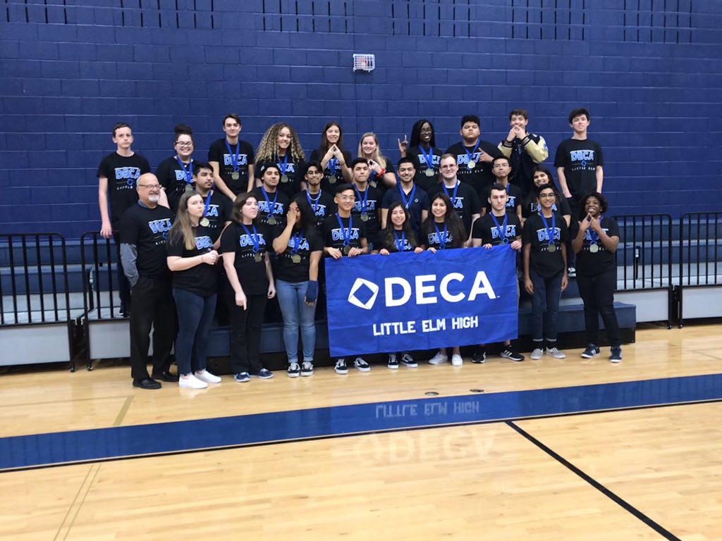 LE_DECA's tweet photo. A big congratulations to our state qualifiers! Good luck at state! #TXDECA7 @TexasDECA @leisd @LittleElmHS https://t.co/CUmPlhzndj