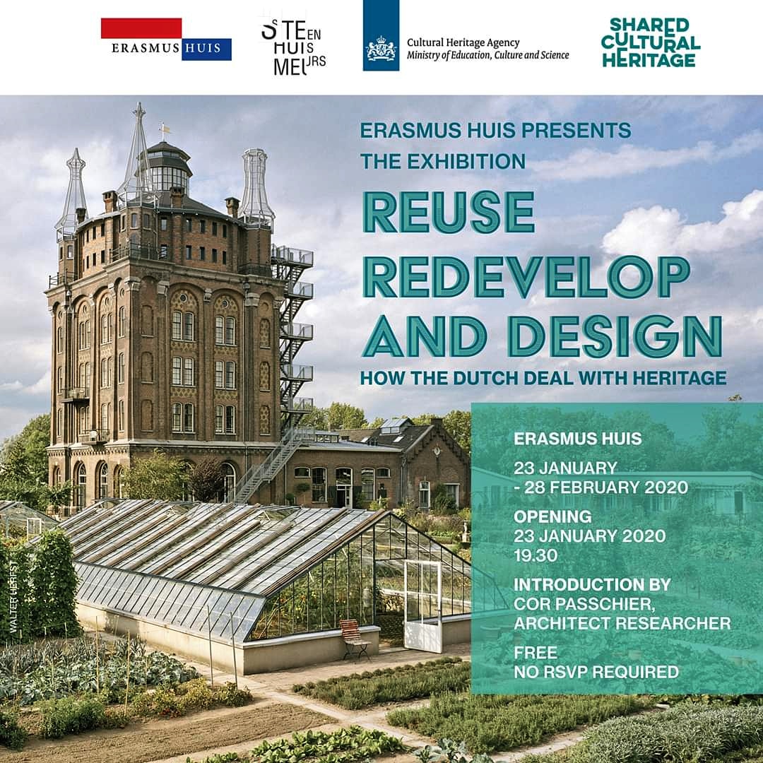 Reuse, Redevelop and Design Exhibition <a href="/ErasmusHuis/">Erasmus Huis Jakarta</a> Jkt 23 Jan - 28Feb