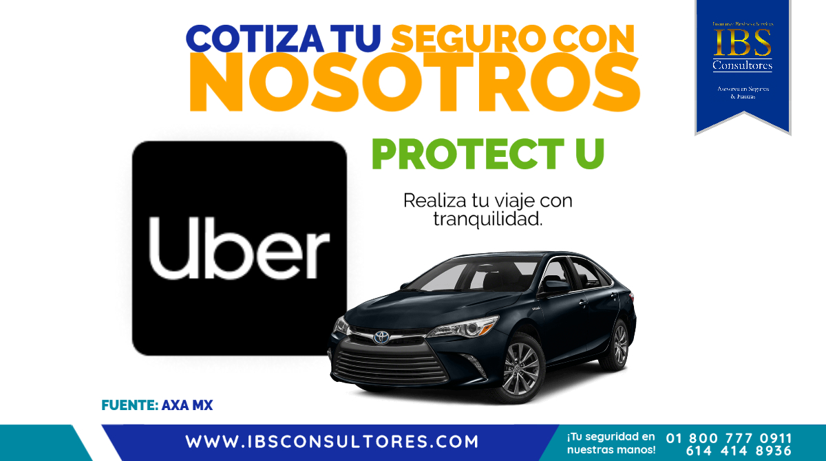 IBSCONSULTORES's tweet image. Existe el seguro #ProtectU de @AXAMexico para @Uber para que realices tu viaje con tranquilidad. Compra tu #SeguroDeUBER con nosotros en #IBSConsultores 🚘👣💕

Cotiza aquí: ow.ly/SPfJ50x2UhB o visita ibsconsultores.com para más información.