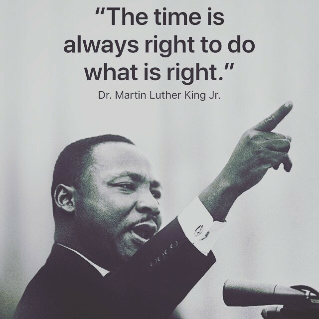 _christographer's tweet photo. “The time is always right to do what is right.” #mlk #mlkquotes #simpleyetprofound https://t.co/Qvv7O9NwDV https://t.co/geRgMz97Qm