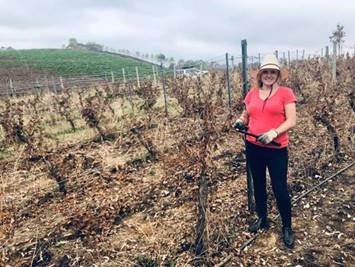 Biogen employee Georgie Sampson assisted in the aftermath of fires in the Adelaide Hills region