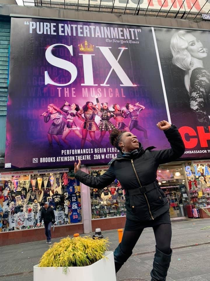 That's Chicago Academy for the Arts alum Britt Mack headed to Broadway as Anna of Cleves in the smash hit "Six"!