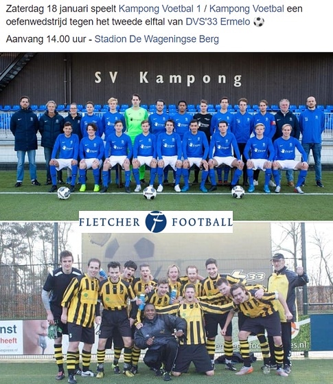 FletcherFootbal's tweet photo. Vandaag, zaterdag 18 januari 2020, speelt @KampongVoetbal / @KampongHeren1 een oefenwedstrijd tegen het 2e elftal van @DVS33NL in het stadion de Wageningse Berg ⚽️
#voetbal #wageningen #oefenwedstrijd #fletcherfootball #trainingkamp #wageningseberg #stadion #kampong https://t.co/rD0Wu6D9Tk