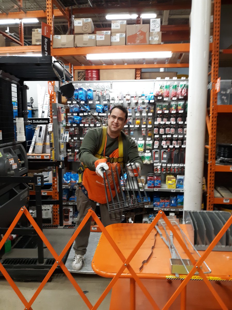 Great job wearing gloves when handling metal David! #SafetyisPersonal