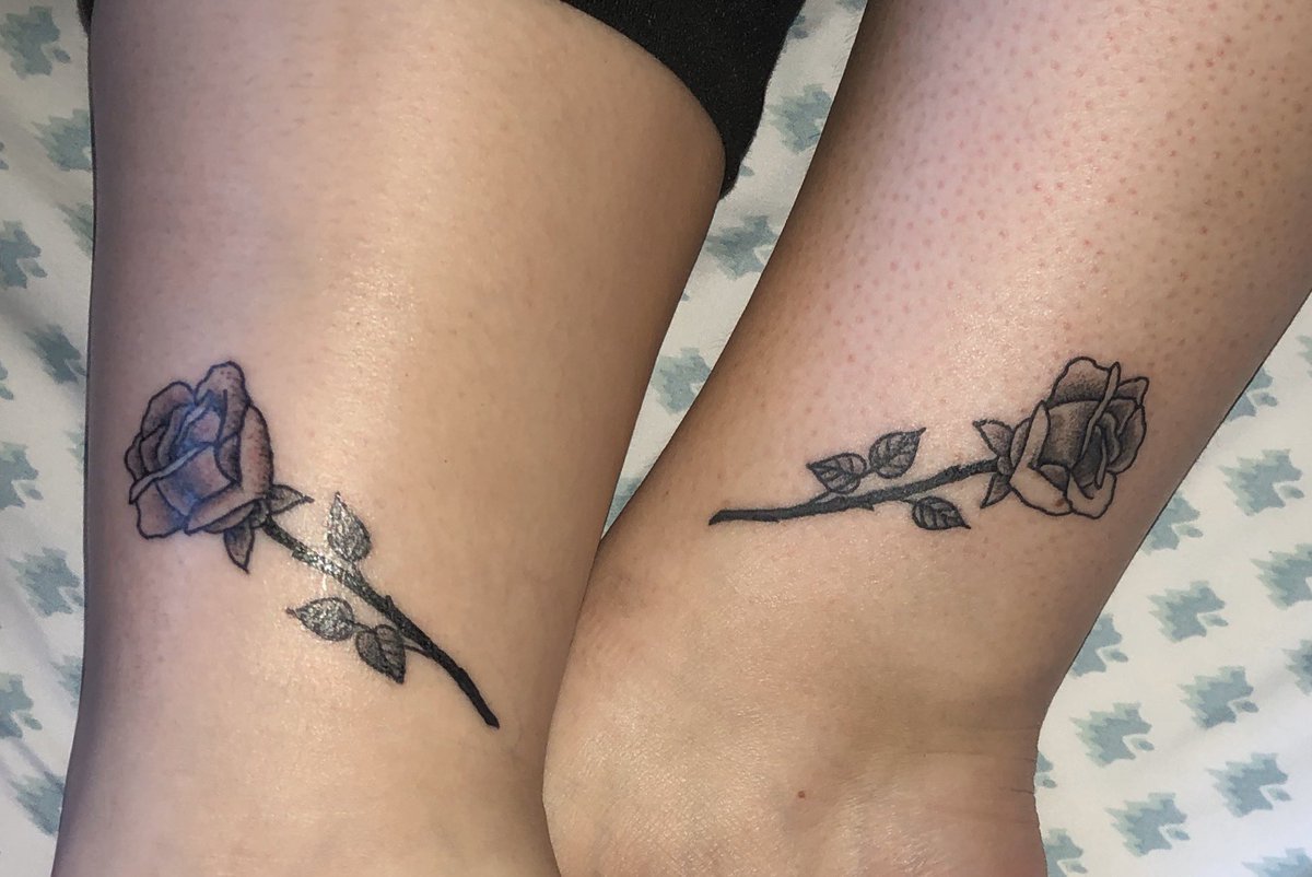 we got tatted again!! saras is on left and mine is on right :’)