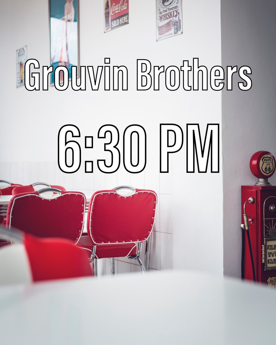 The Grouvin Brothers go on in 1 hour!

Get down here in time for a cold beer and a Buck’s pizza!

#forthegoodtimes #chiefstavern

📸: unsplash.com/@markusspiske